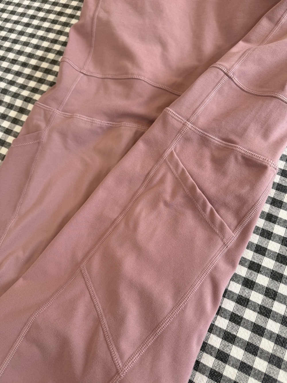 Calvin Klein Performance Dusty Rose Butter Soft Athletic Tank Romper - Picture 3 of 6